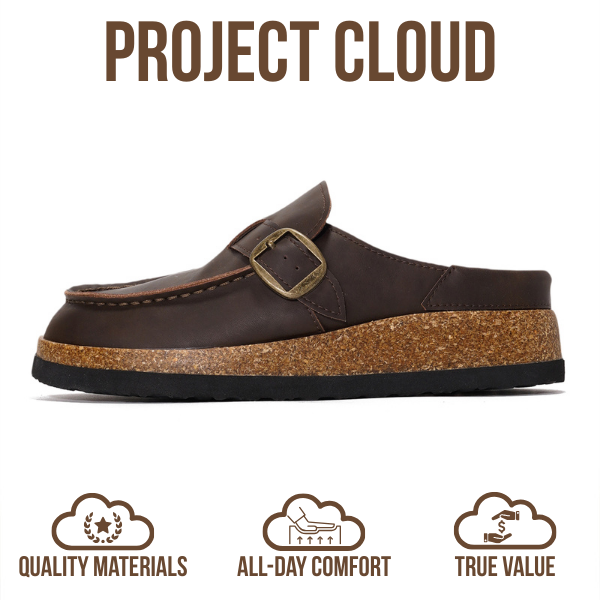 Project Cloud | "Carline" Clogs for Women | Memory Foam |Water-Resistant | Lightweight |Non-Slip