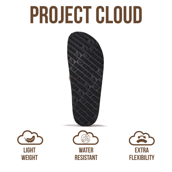 Zuecos Carline para mujer de Project Cloud: espuma viscoelástica, suela antideslizante 