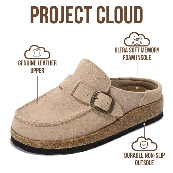 Project Cloud Women's | Water Resistant Clogs for Women | Memory Foam | Lightweight | Non-Slip - Carline - Project Cloud - Clogs -Shop Project Cloud premium footwear Now!