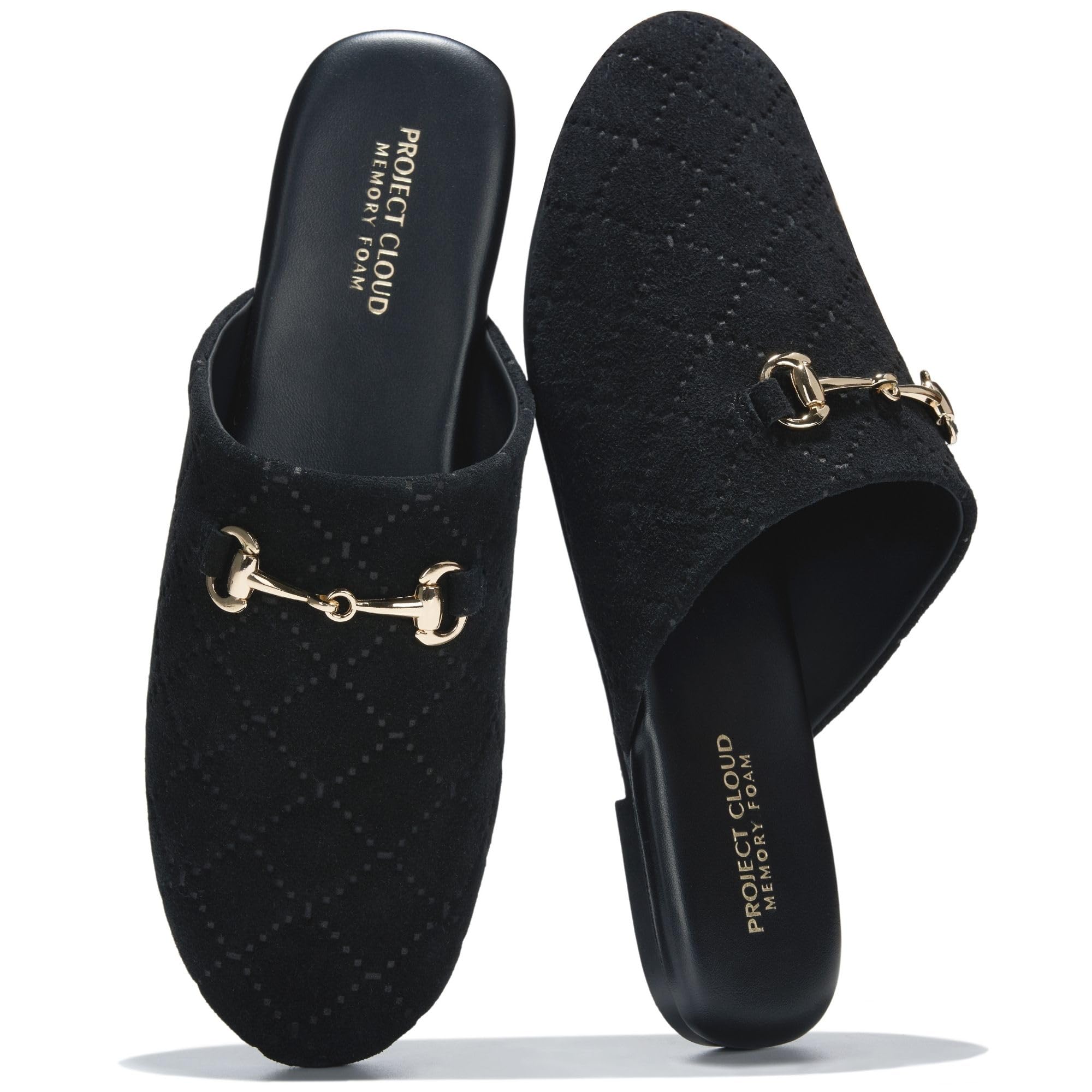 Project Cloud Women's | Horse Bit Mules | Memory Foam Insole | Lightweight | Non-Slip - Cassidy