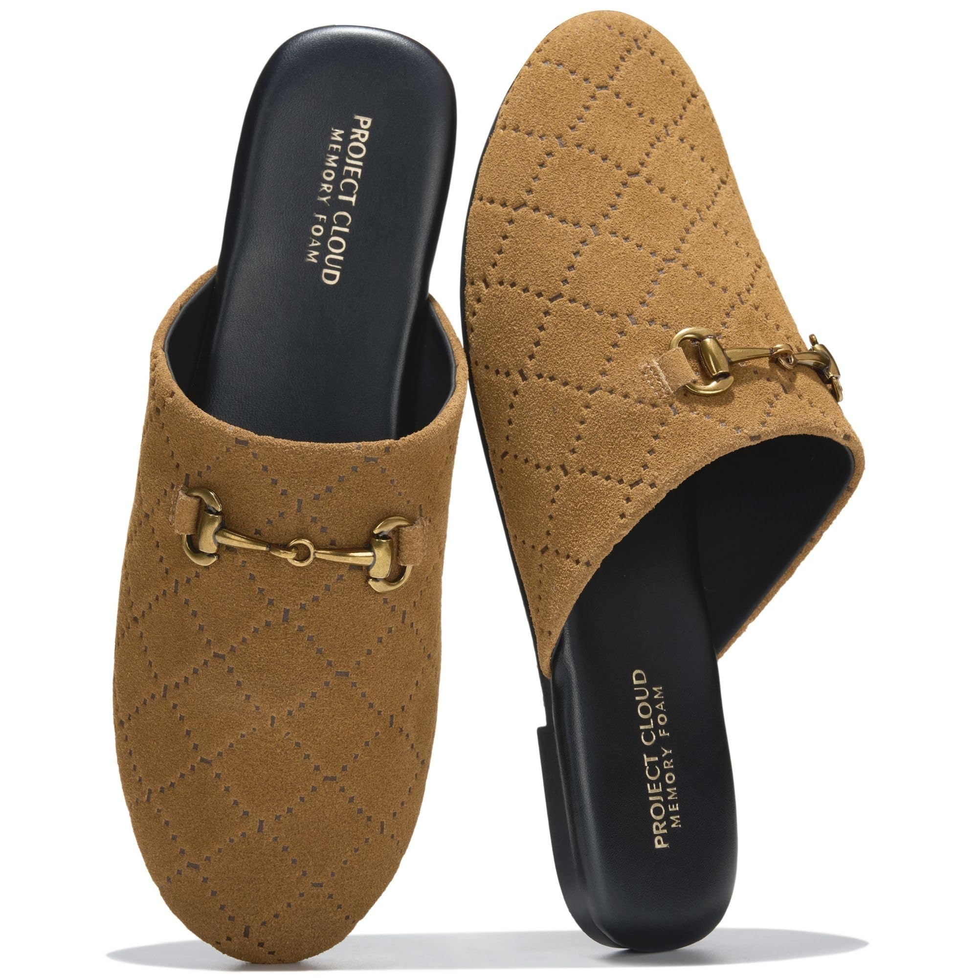 Project Cloud Women's | Horse Bit Mules | Memory Foam Insole | Lightweight | Non-Slip - Cassidy