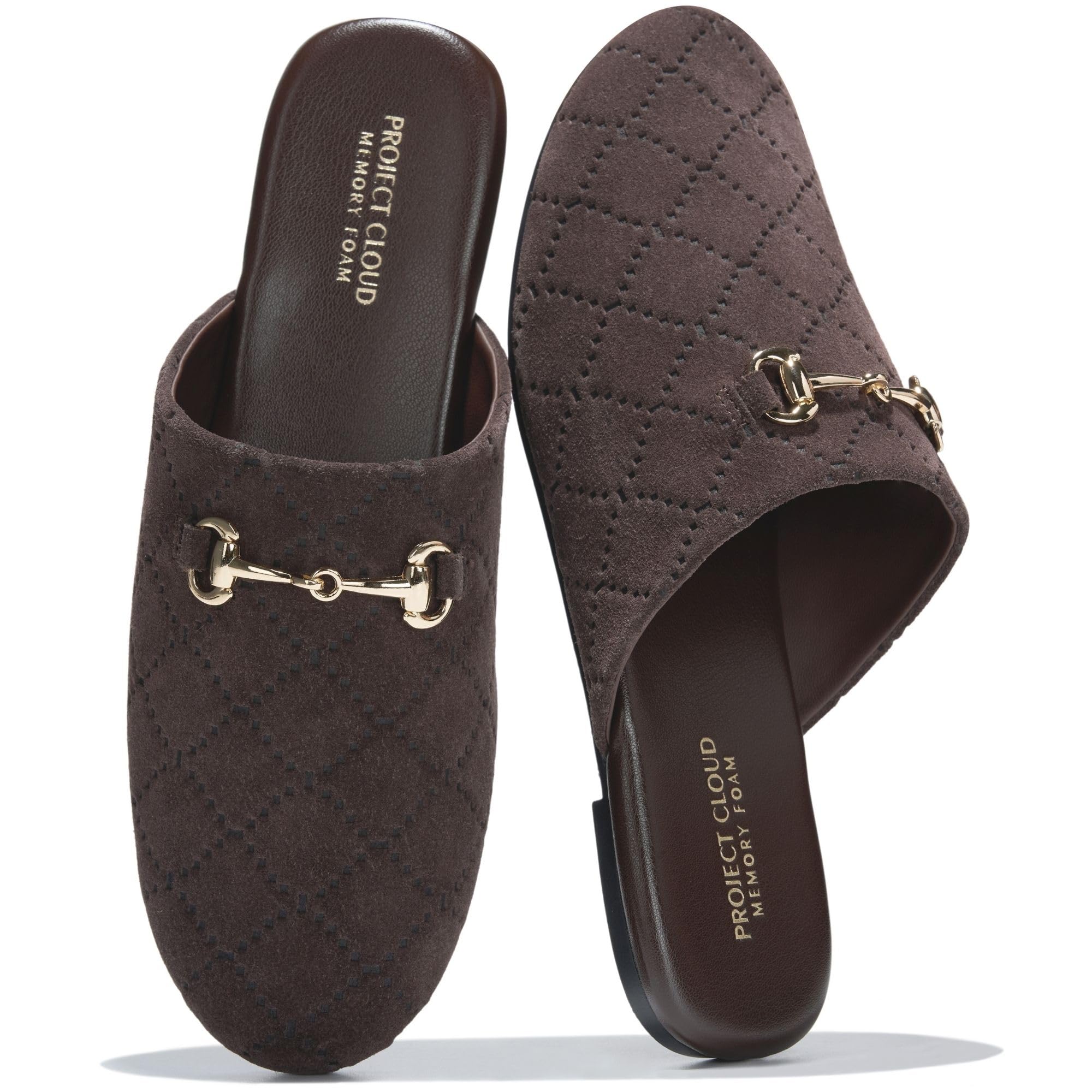 Project Cloud Women's | Horse Bit Mules | Memory Foam Insole | Lightweight | Non-Slip - Cassidy
