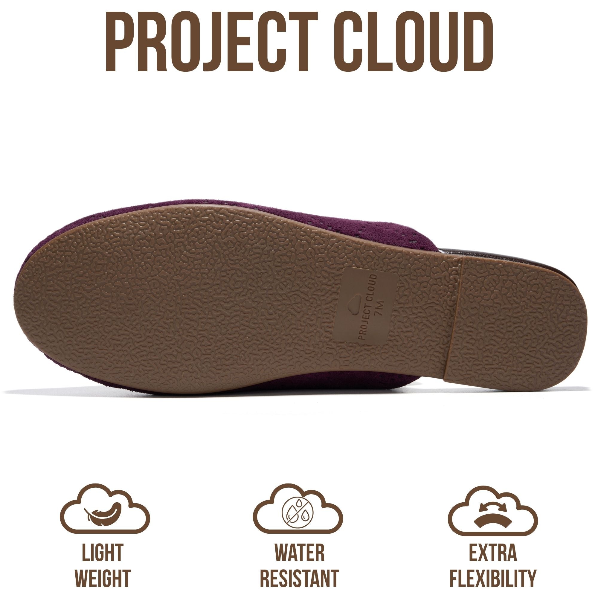 Project Cloud Women's | Horse Bit Mules | Memory Foam Insole | Lightweight | Non-Slip - Cassidy