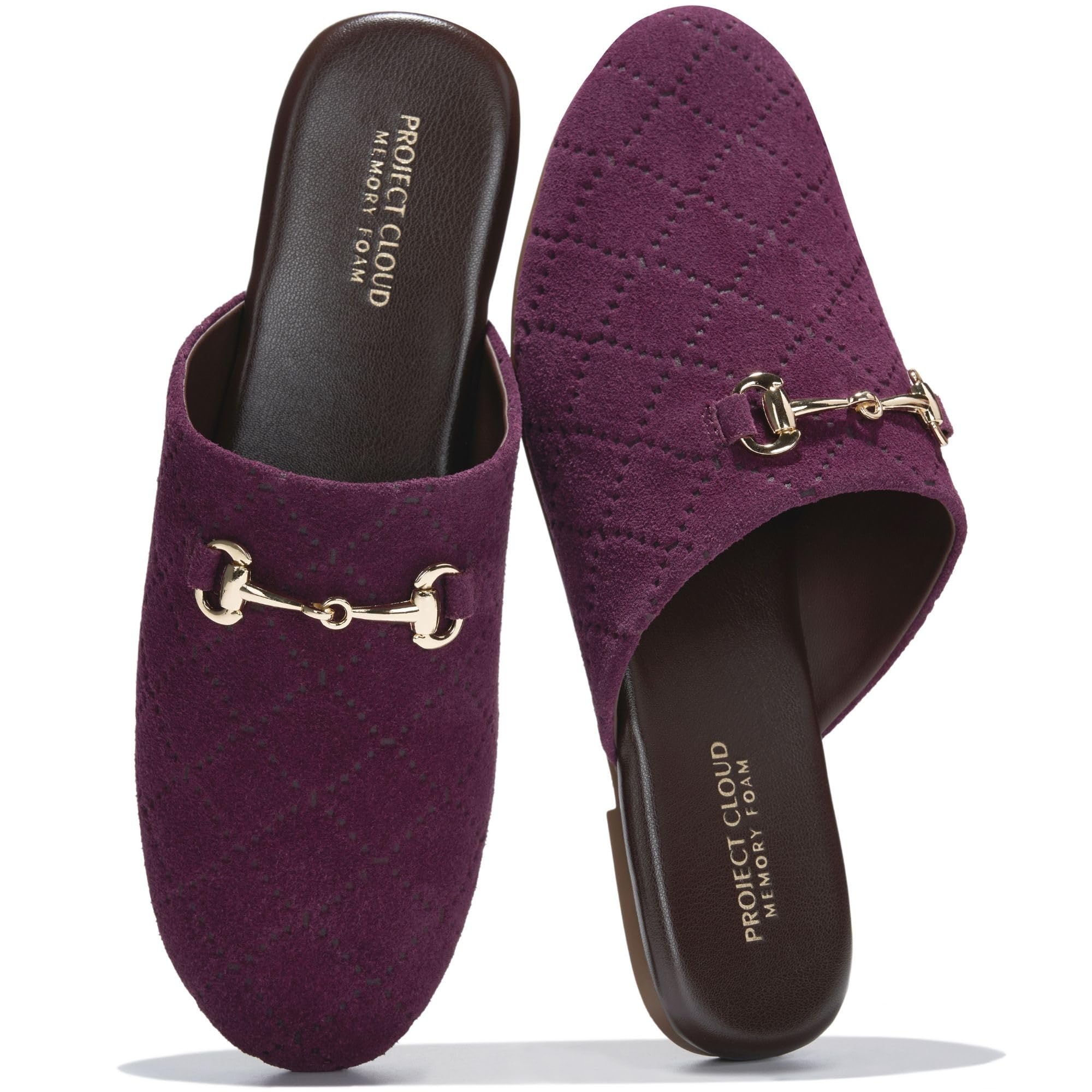 Project Cloud Women's | Horse Bit Mules | Memory Foam Insole | Lightweight | Non-Slip - Cassidy