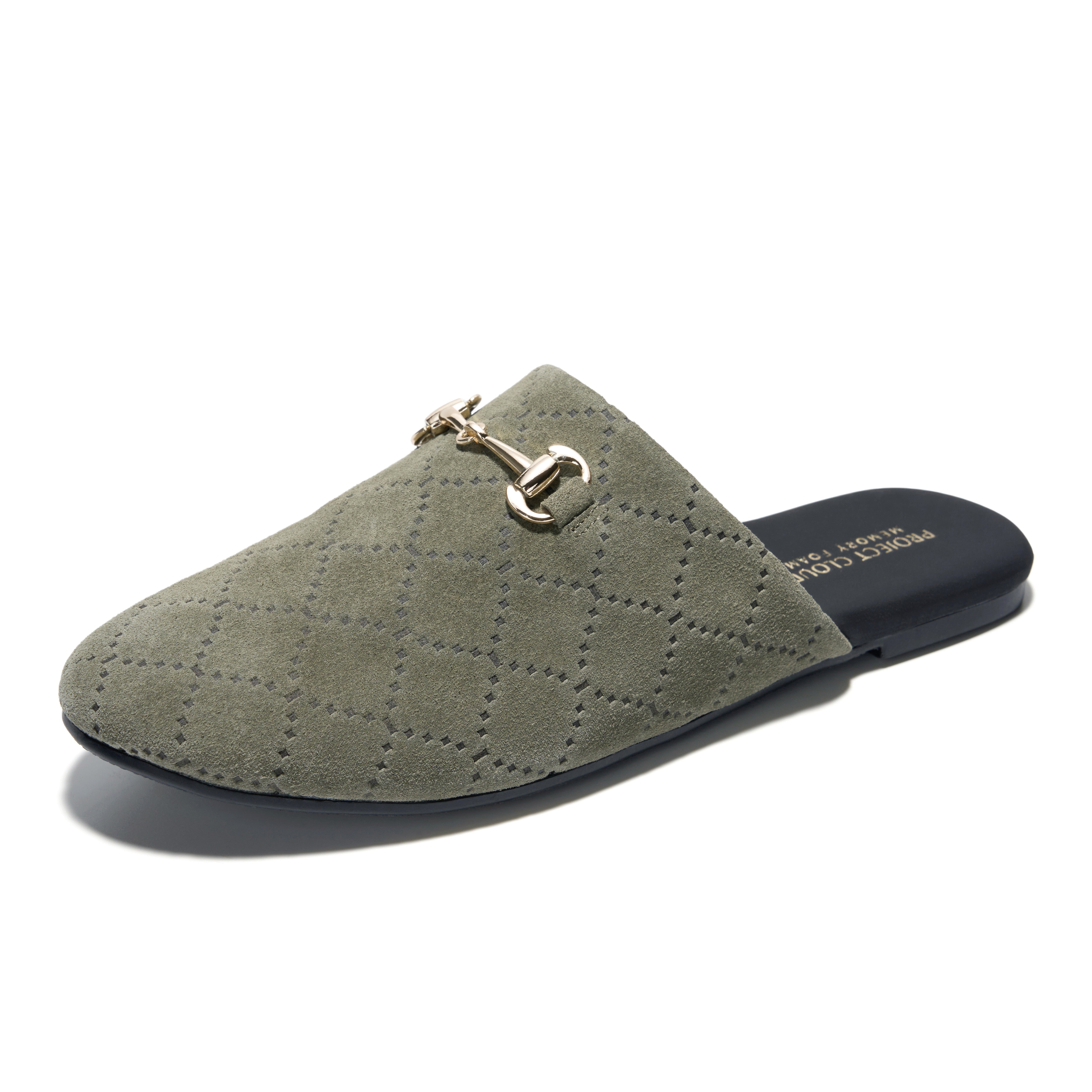 Project Cloud Women's | Horse Bit Mules | Memory Foam Insole | Lightweight | Non-Slip - Cassidy