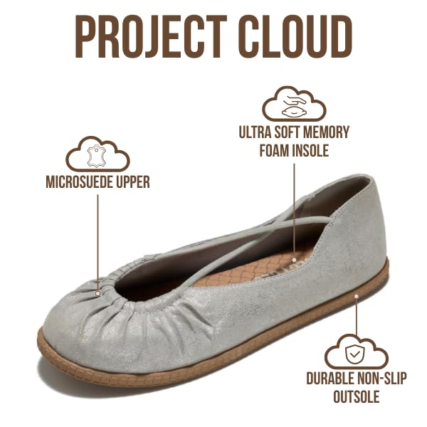 Women's Ballet Flats | Memory Foam Comfort | Project Cloud