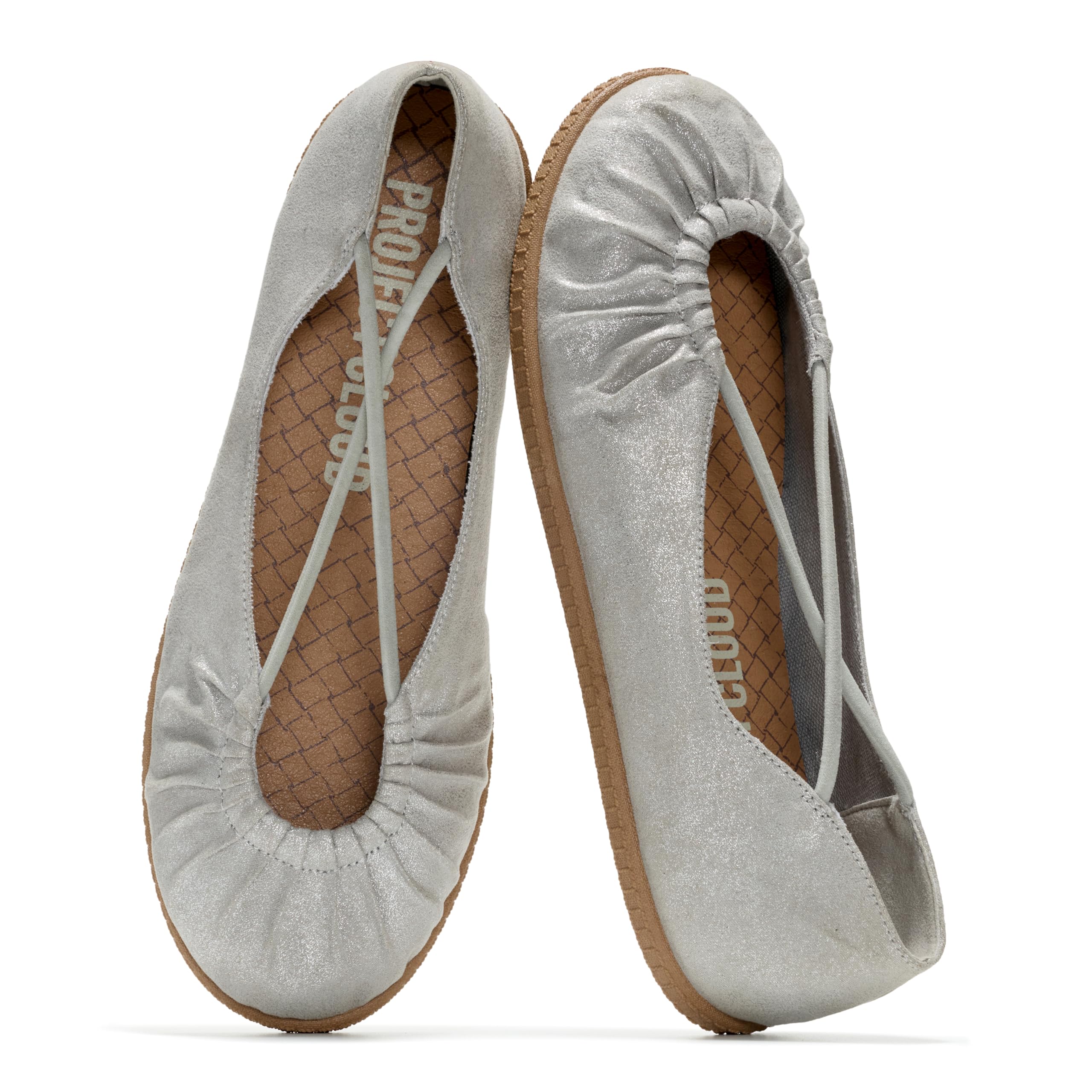 Project Cloud Women's | Genuine Leather Ballet Flats for Women | Memory Foam | Lightweight | Non-Slip - Cheers - Project Cloud - Sandals -Shop Project Cloud premium footwear Now!