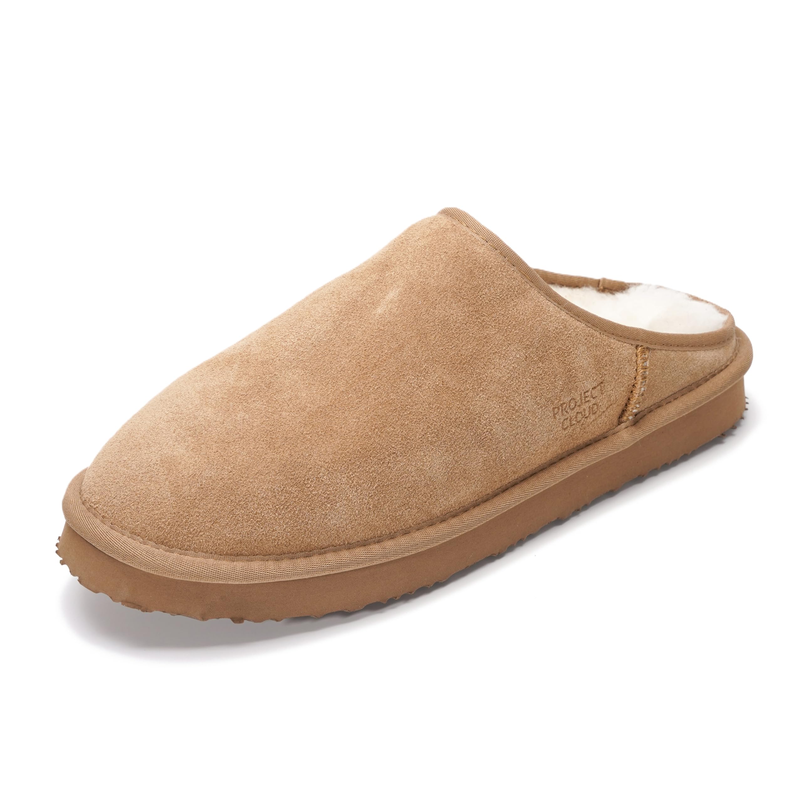 Project Cloud | "Chill" Mens House Slippers | Genuine Leather | Memory Foam | Lightweight | Non-Slip