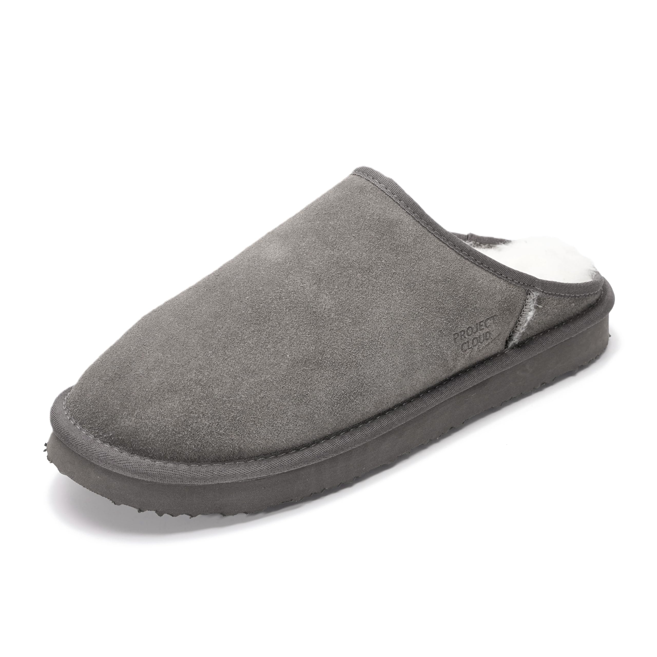 Project Cloud | "Chill" Mens House Slippers | Genuine Leather | Memory Foam | Lightweight | Non-Slip