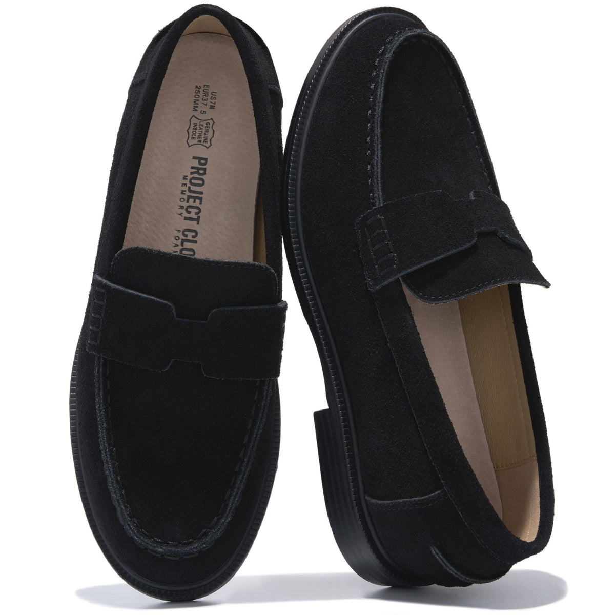 Project Cloud Women's | 100% Genuine Leather Loafers for Women | Memory Foam Insole | Lightweight | Non-Slip - Crest