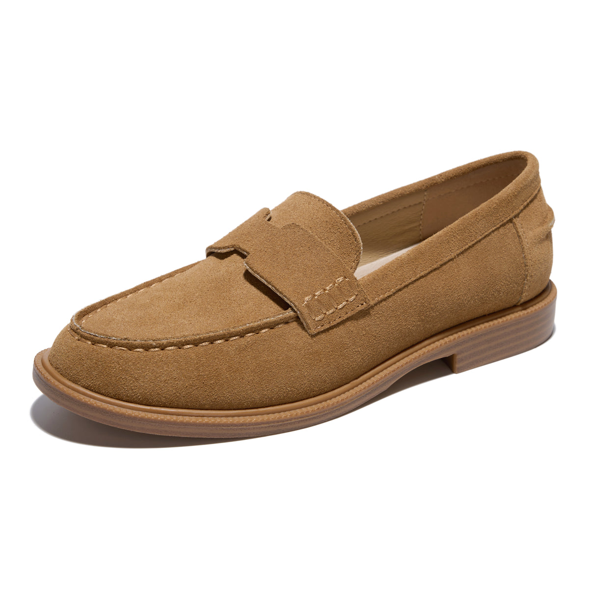 Project Cloud Women's | 100% Genuine Leather Loafers for Women | Memory Foam Insole | Lightweight | Non-Slip - Crest