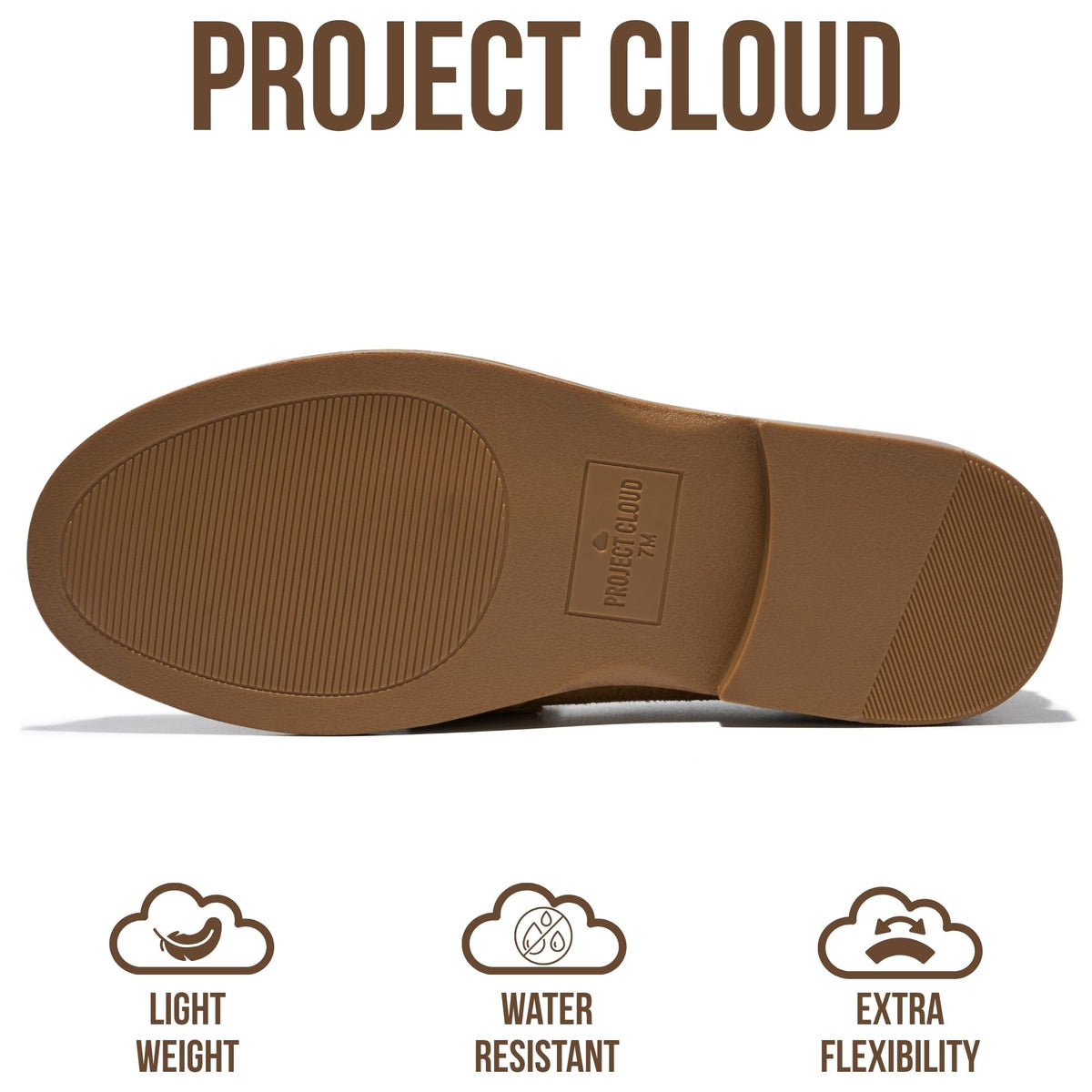 Project Cloud Women's | 100% Genuine Leather Loafers for Women | Memory Foam Insole | Lightweight | Non-Slip - Crest - Project Cloud - Sandals -Shop Project Cloud premium footwear Now!