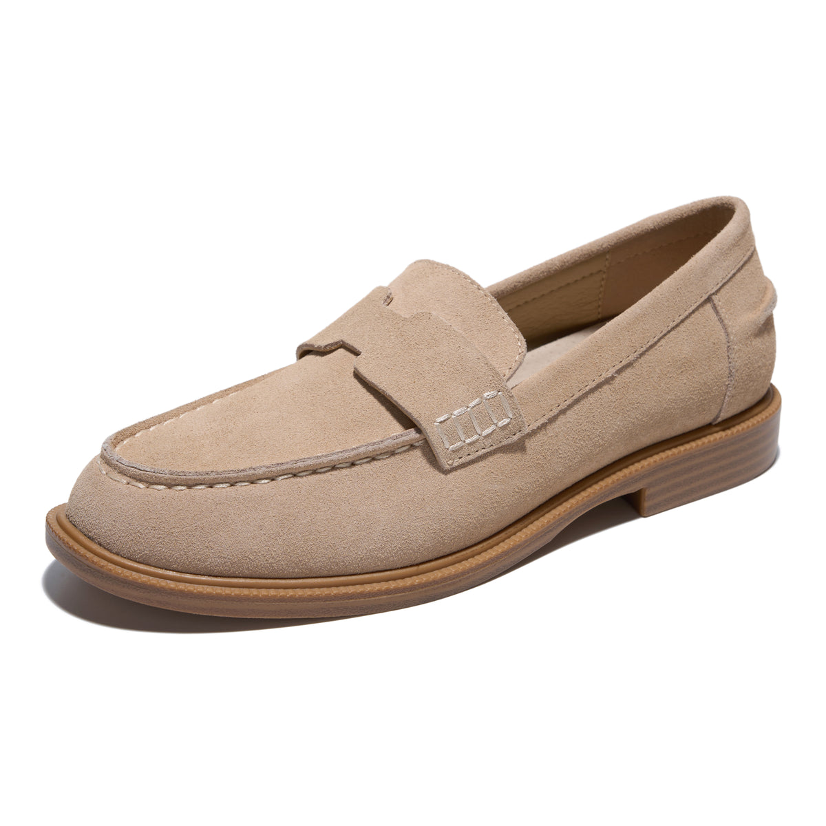 Project Cloud Women's | 100% Genuine Leather Loafers for Women | Memory Foam Insole | Lightweight | Non-Slip - Crest