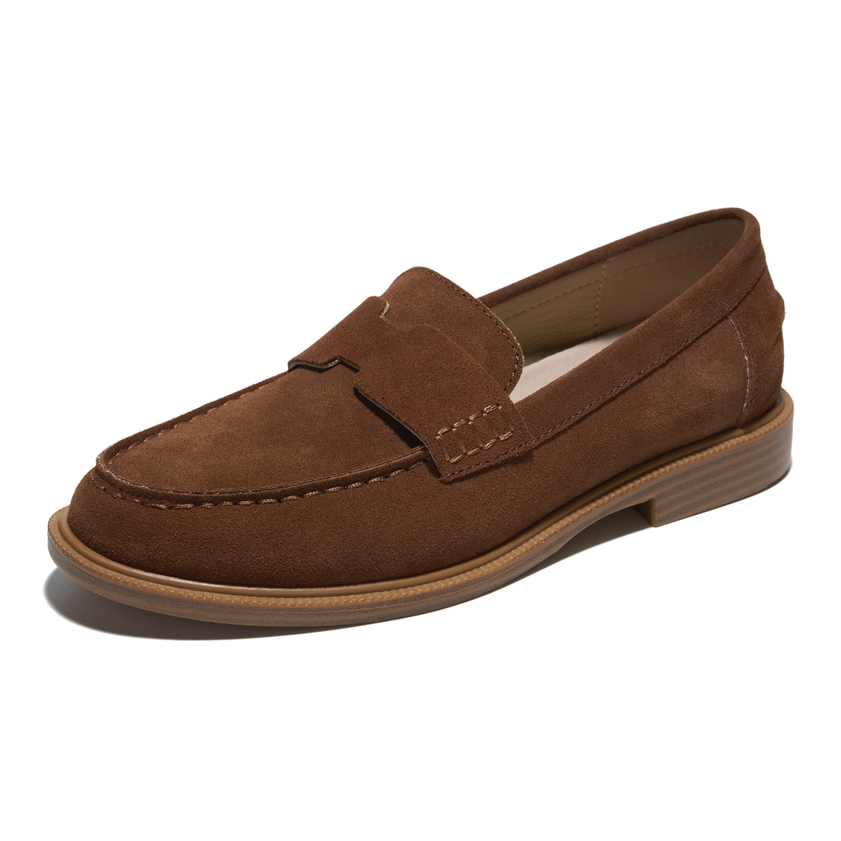 Project Cloud Women's | 100% Genuine Leather Loafers for Women | Memory Foam Insole | Lightweight | Non-Slip - Crest