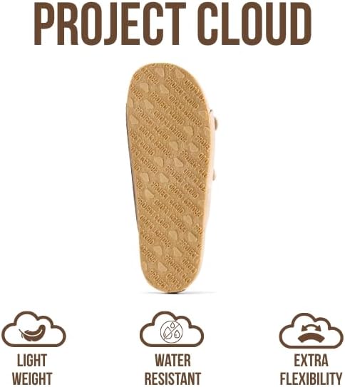 Project Cloud Women's | 100% Genuine Leather Sandals for Women | Plush & Soft Insole | Lightweight | Non-Slip - Dainty - Project Cloud - Sandals -Shop Project Cloud premium footwear Now!