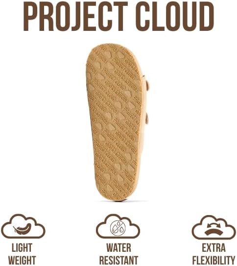 Project Cloud Women's | 100% Genuine Leather Sandals for Women | Plush & Soft Insole | Lightweight | Non-Slip - Dainty - Project Cloud - Sandals -Shop Project Cloud premium footwear Now!