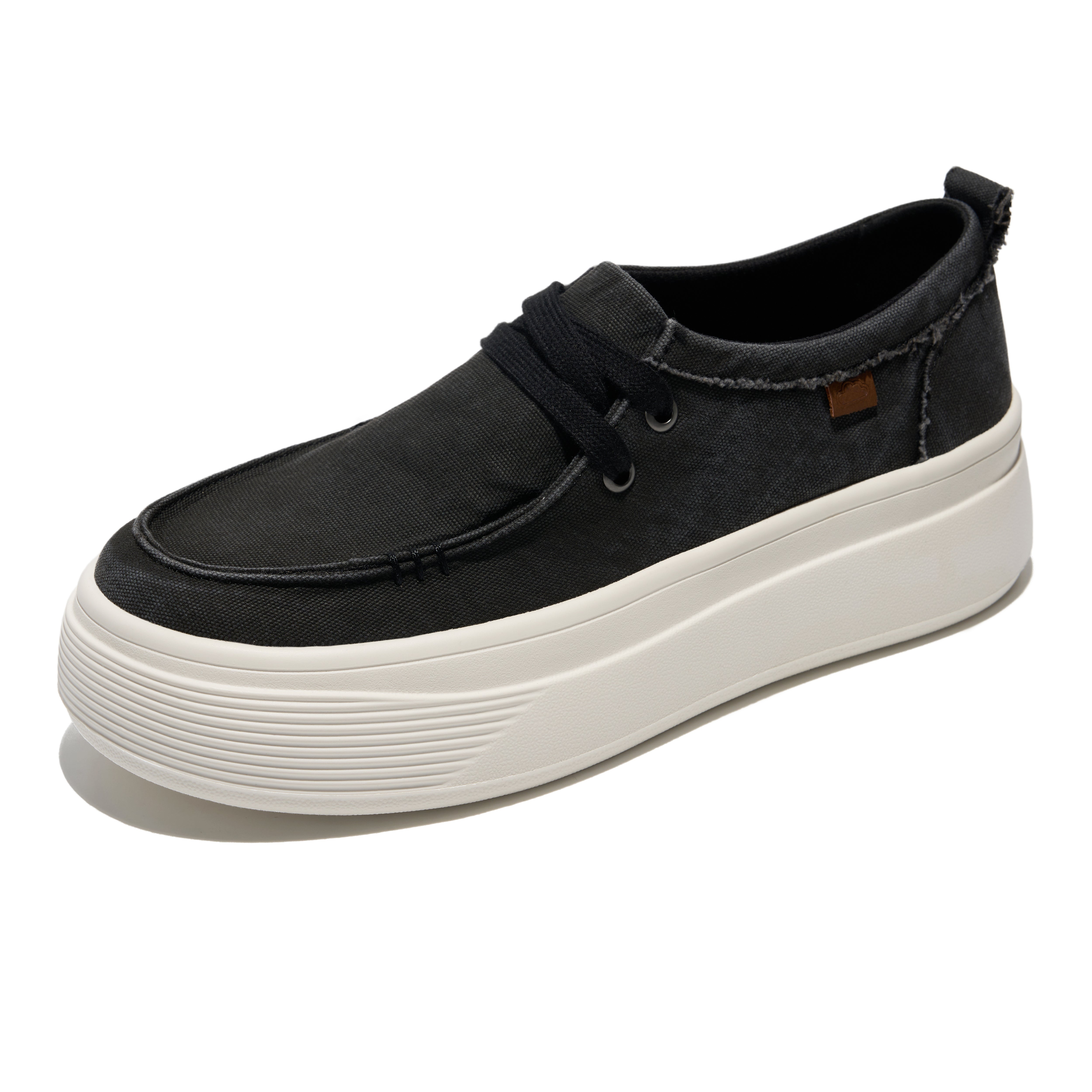Project Cloud Women's | Canvas Platform Loafers | Smart Foam Insole | Lightweight | Non-Slip - Dana