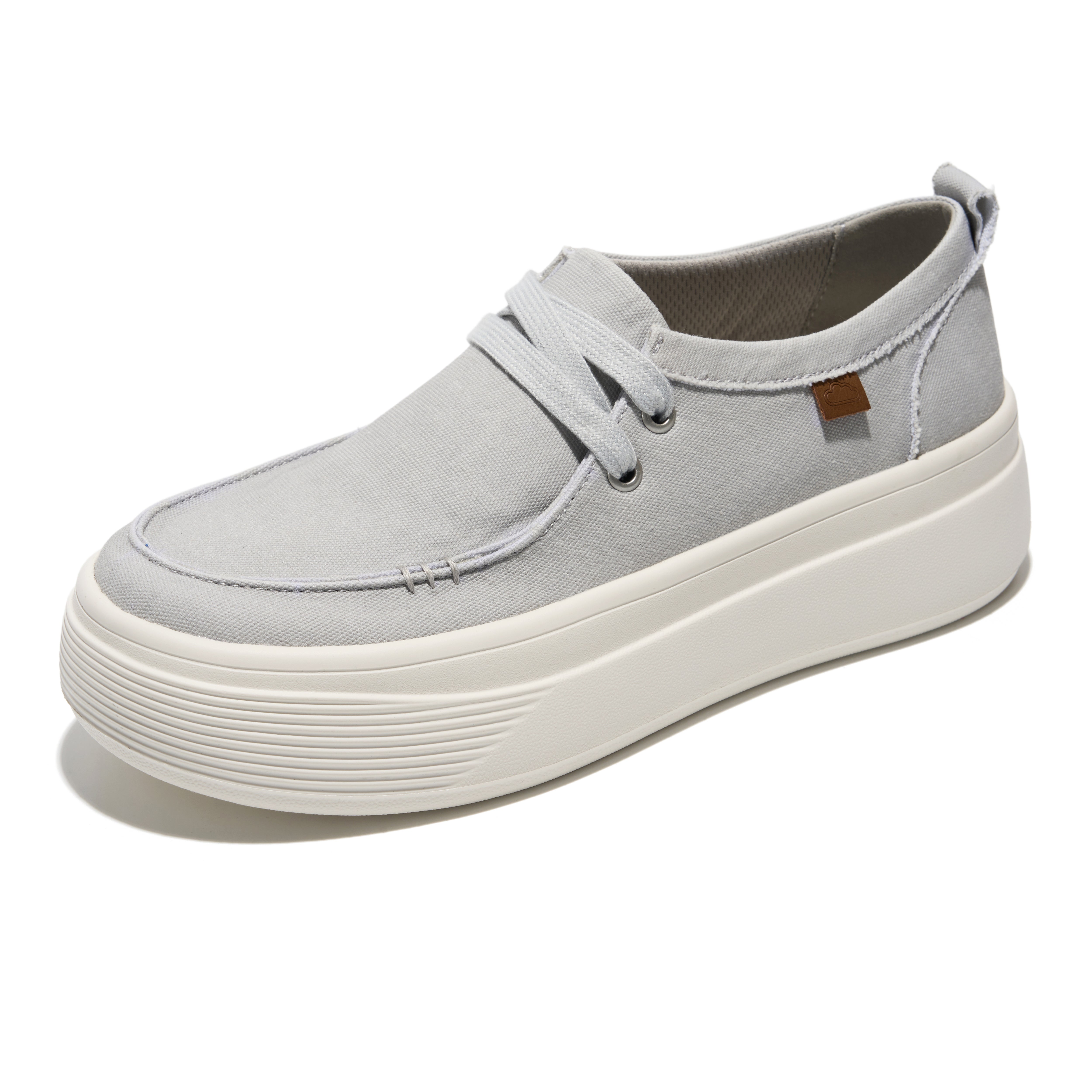 Project Cloud Women's | Canvas Platform Loafers | Smart Foam Insole | Lightweight | Non-Slip - Dana