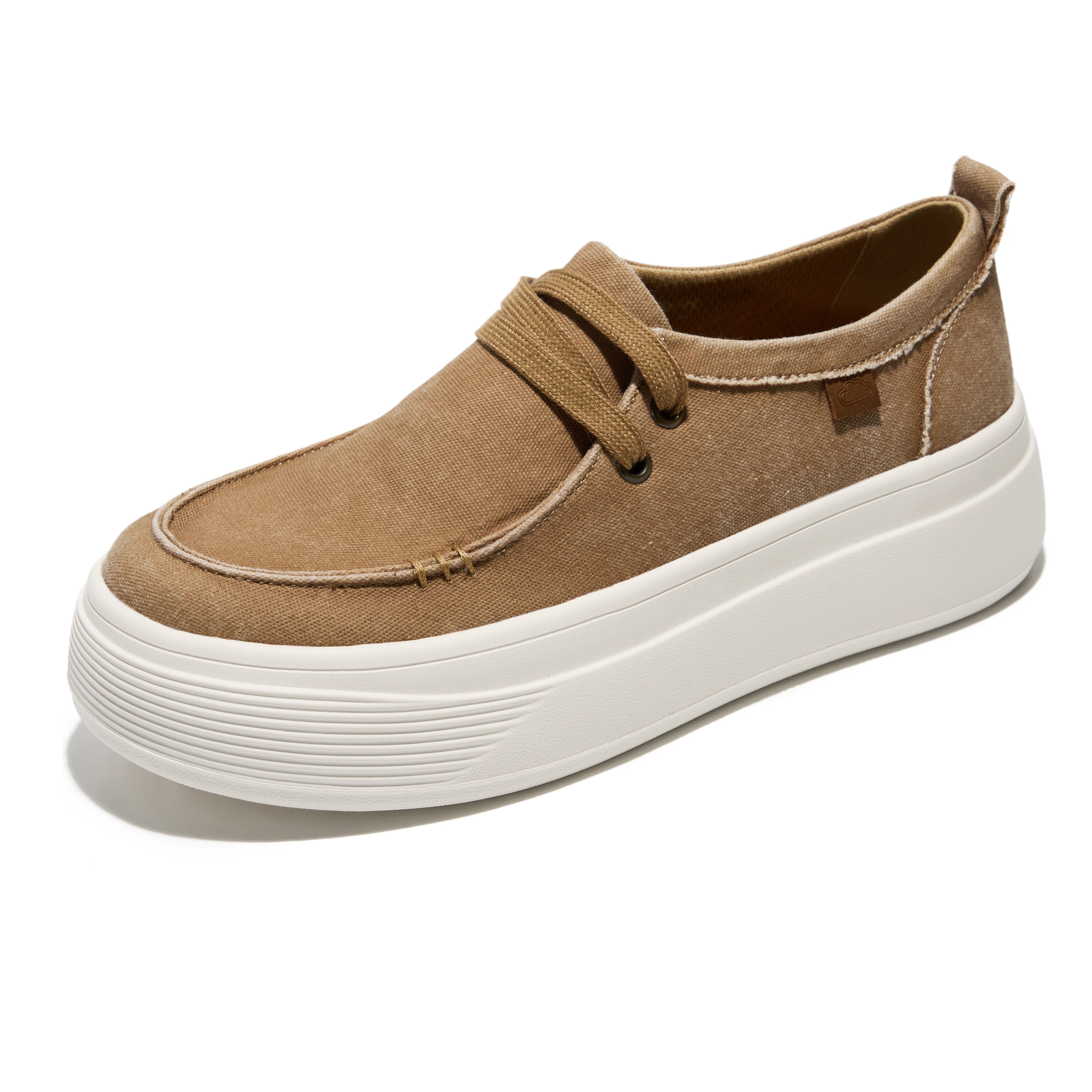 Project Cloud Women's | Canvas Platform Loafers | Smart Foam Insole | Lightweight | Non-Slip - Dana