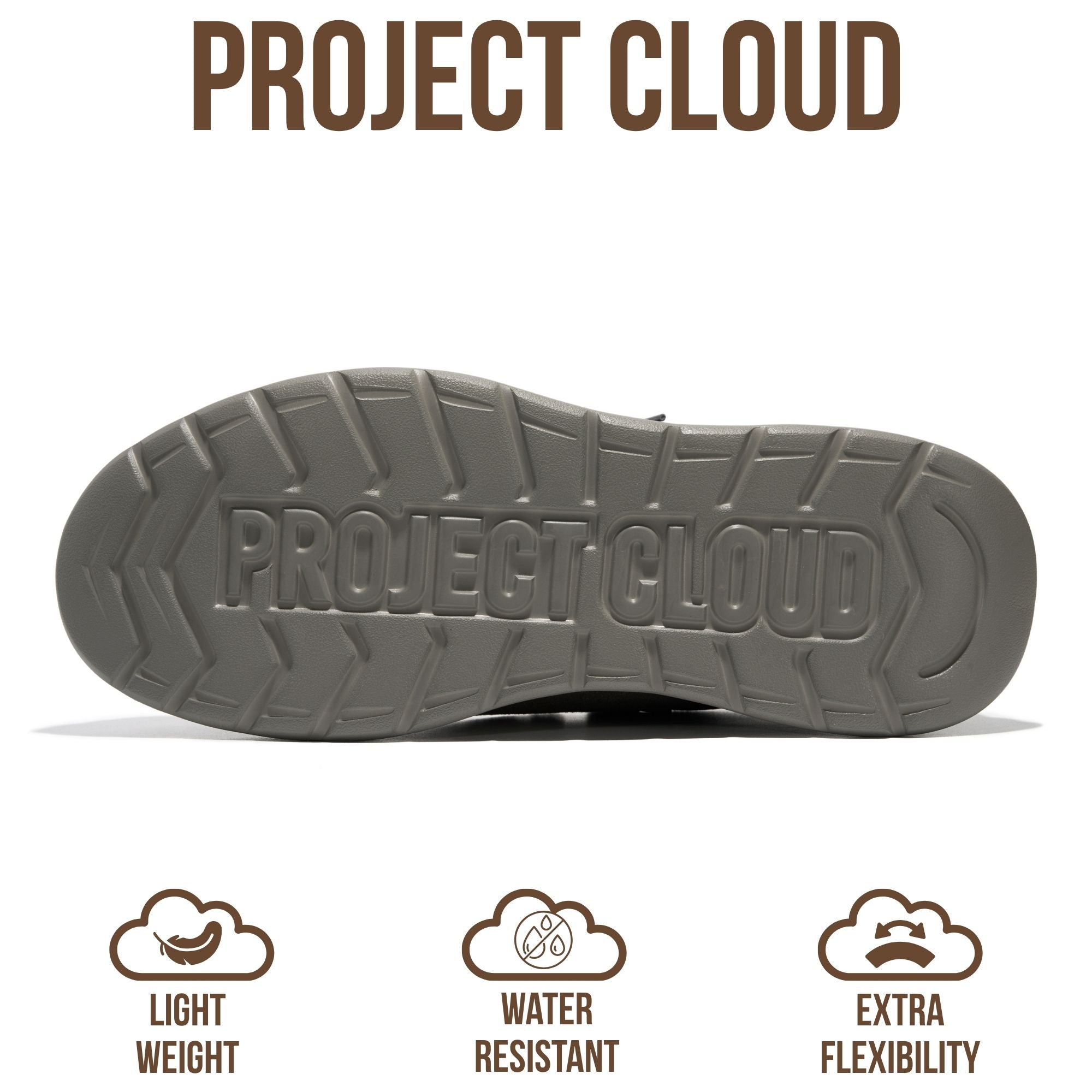 Project Cloud Men's | Genuine Leather Loafers | Smart Foam Insole | Lightweight | Non-Slip - Dante