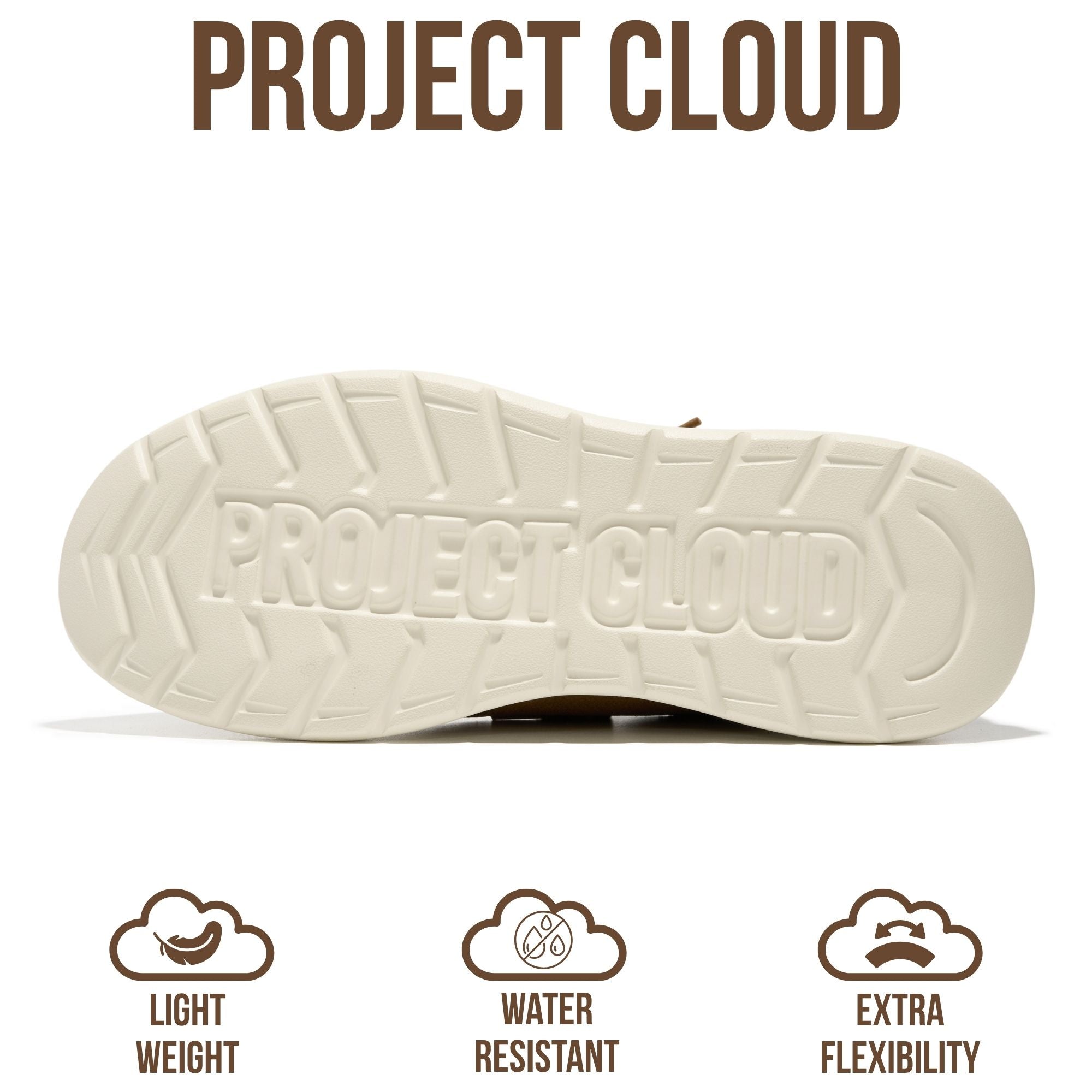 Project Cloud Men's | Genuine Leather Loafers | Smart Foam Insole | Lightweight | Non-Slip - Dante