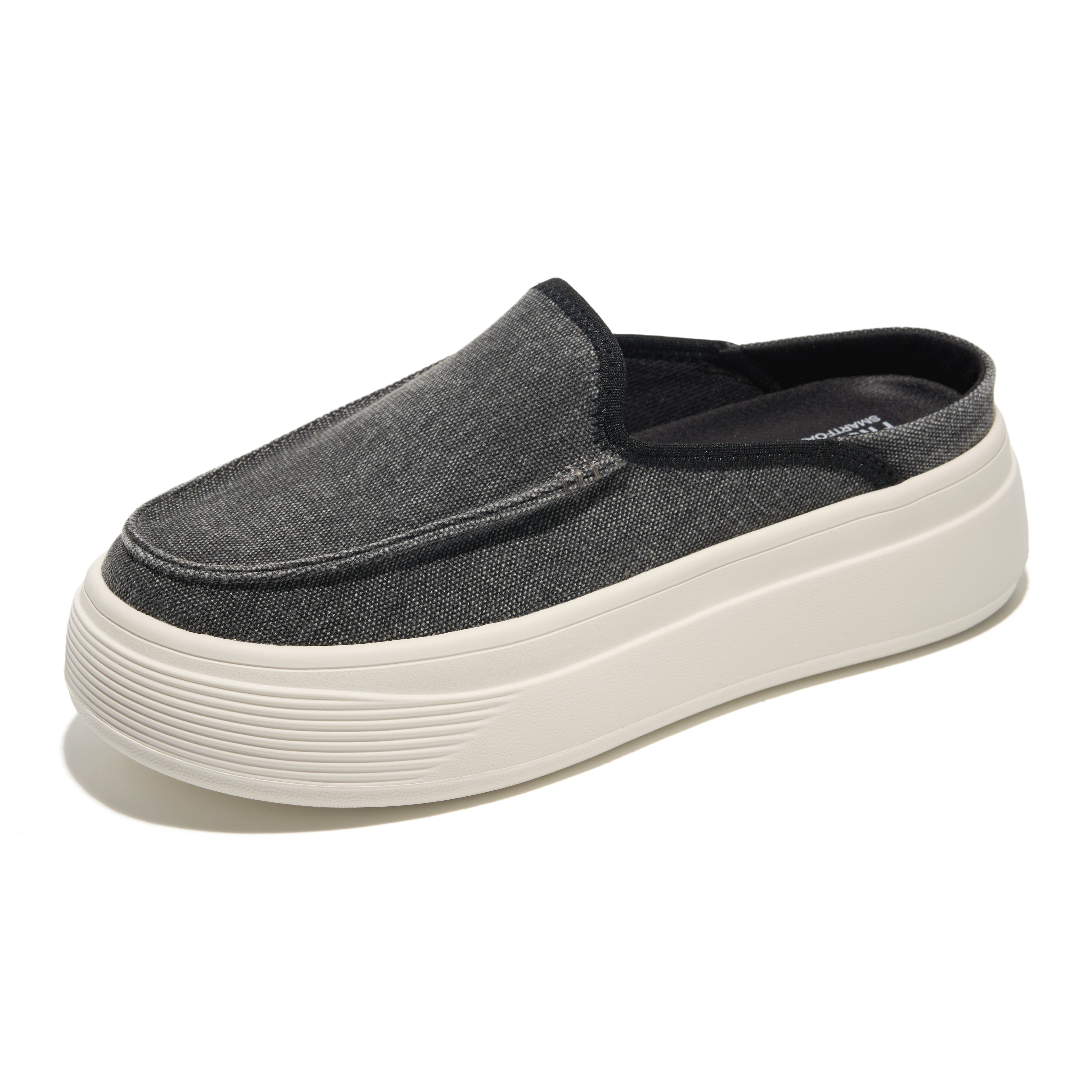Project Cloud Women's | Genuine Leather Canvas Clogs & Mules | Smart Foam Insole | Lightweight | Non-Slip - Daphne