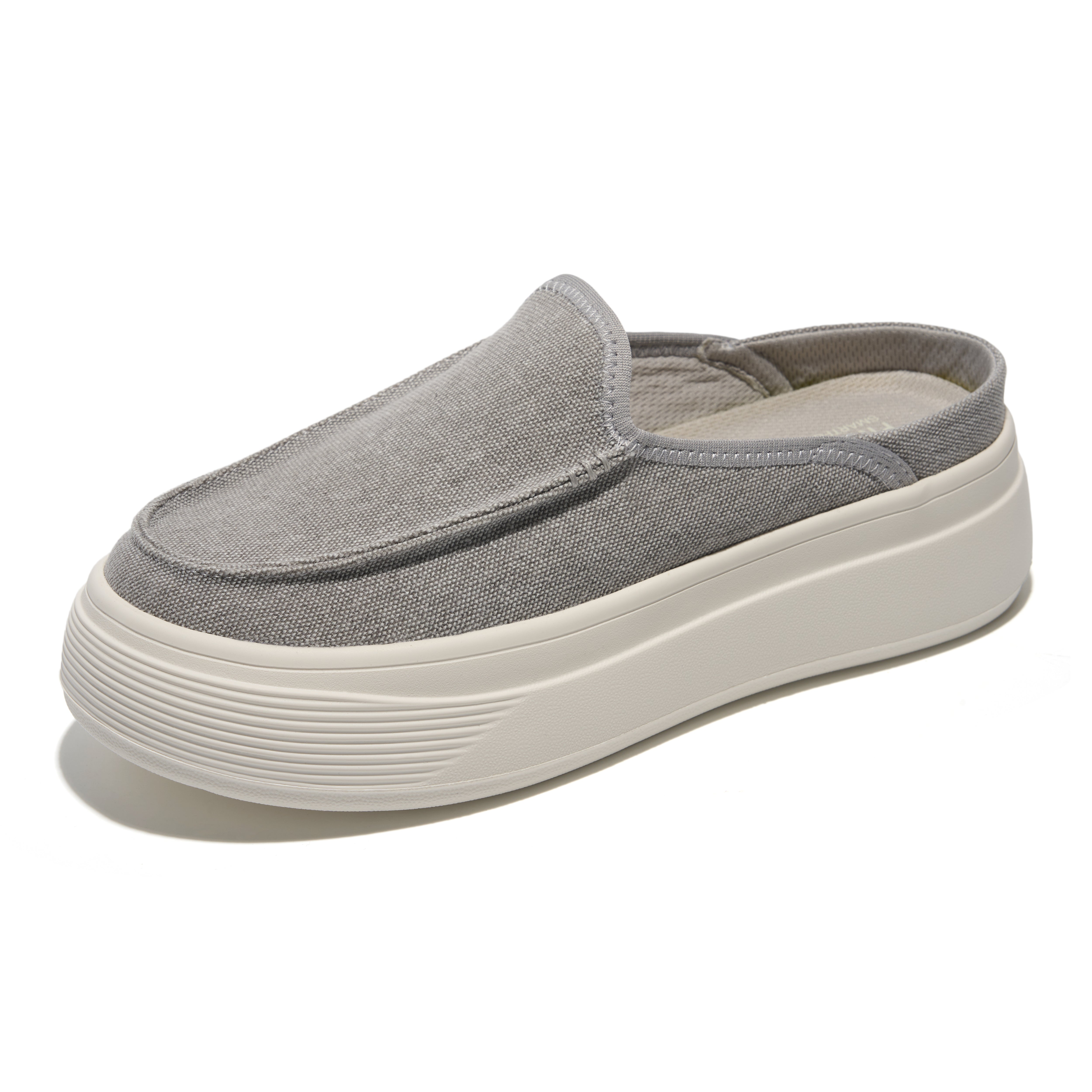 Project Cloud Women's | Genuine Leather Canvas Clogs & Mules | Smart Foam Insole | Lightweight | Non-Slip - Daphne