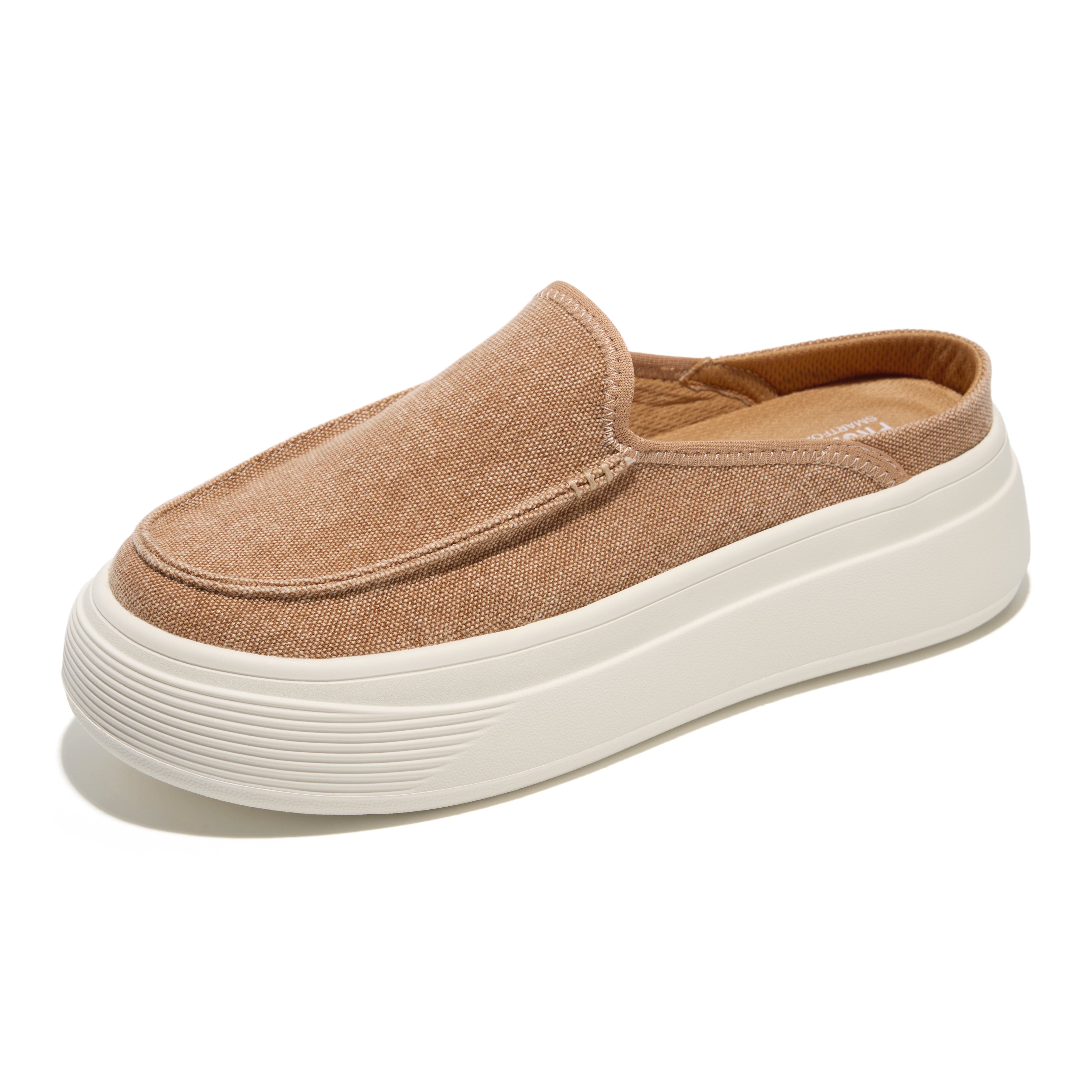Project Cloud Women's | Genuine Leather Canvas Clogs & Mules | Smart Foam Insole | Lightweight | Non-Slip - Daphne