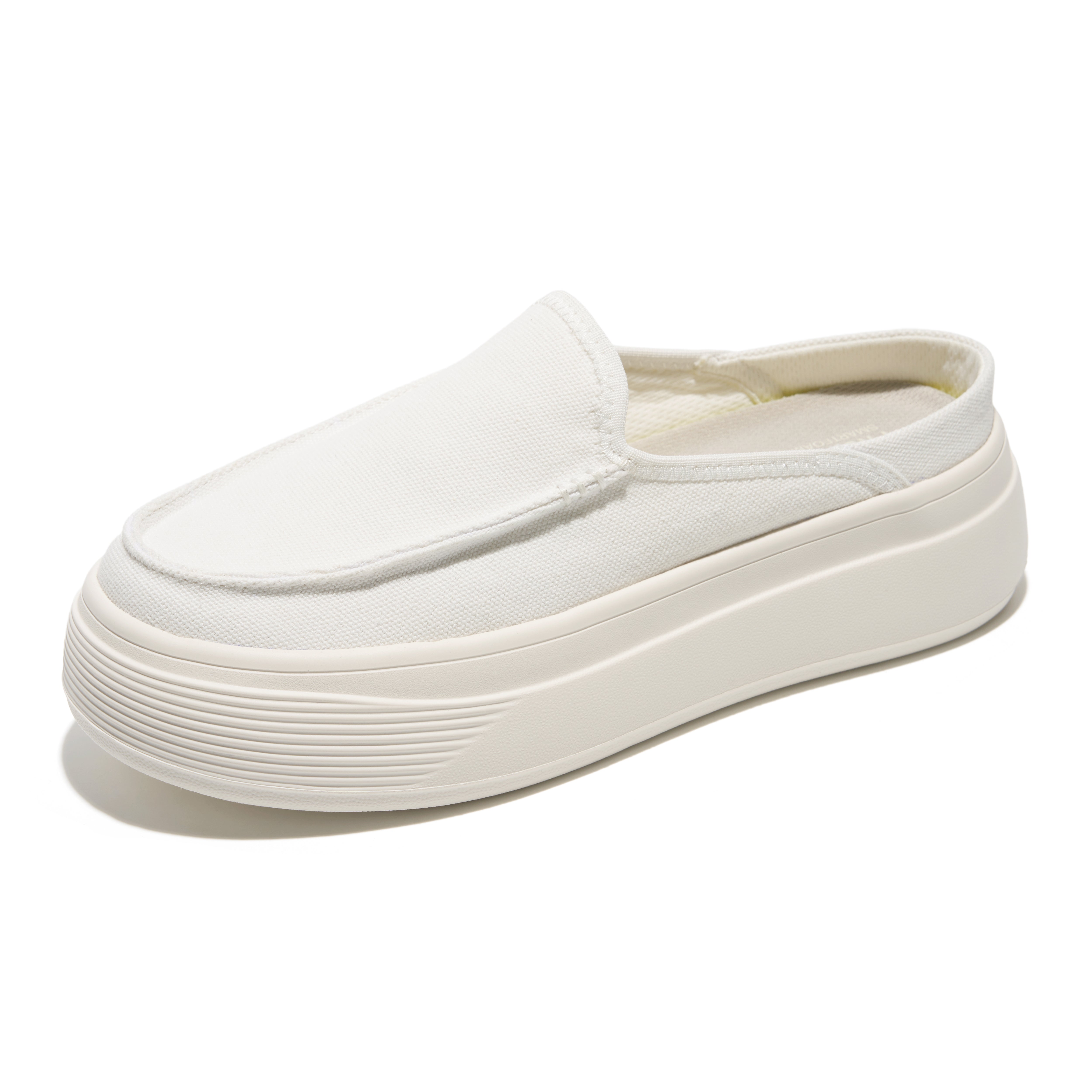 Project Cloud Women's | Genuine Leather Canvas Clogs & Mules | Smart Foam Insole | Lightweight | Non-Slip - Daphne
