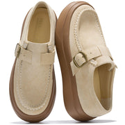 Project Cloud Women's | Genuine Leather Platform Sneakers | Smartform Insole | Lightweight | Non-Slip - Della
