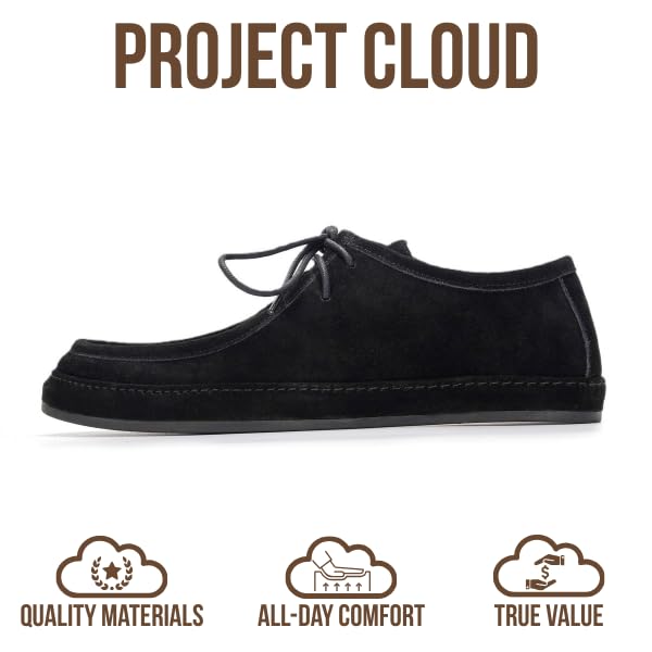 Project Cloud Men's | 100% Genuine Leathers Loafers | Memory Foam Insole | Lightweight | Non-Slip - Denver