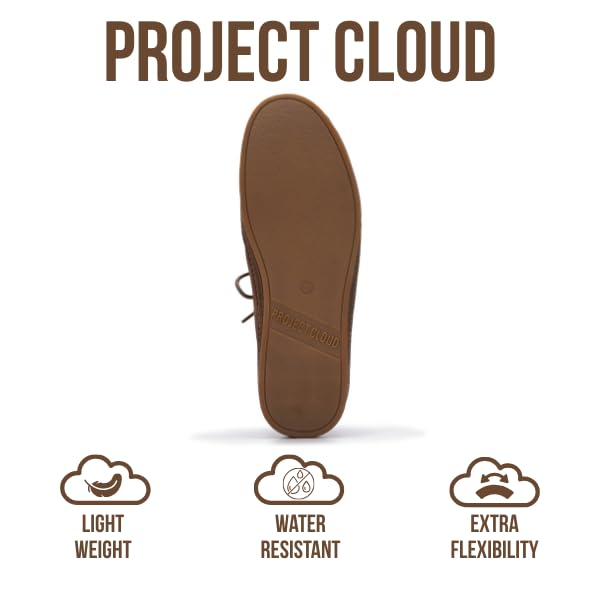 Project Cloud Men's | 100% Genuine Leathers Loafers | Memory Foam Insole | Lightweight | Non-Slip - Denver