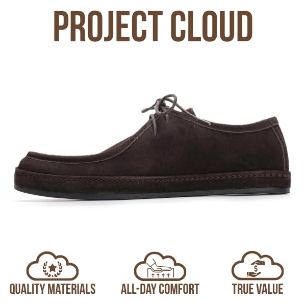 Project Cloud Men's | 100% Genuine Leathers Loafers | Memory Foam Insole | Lightweight | Non-Slip - Denver