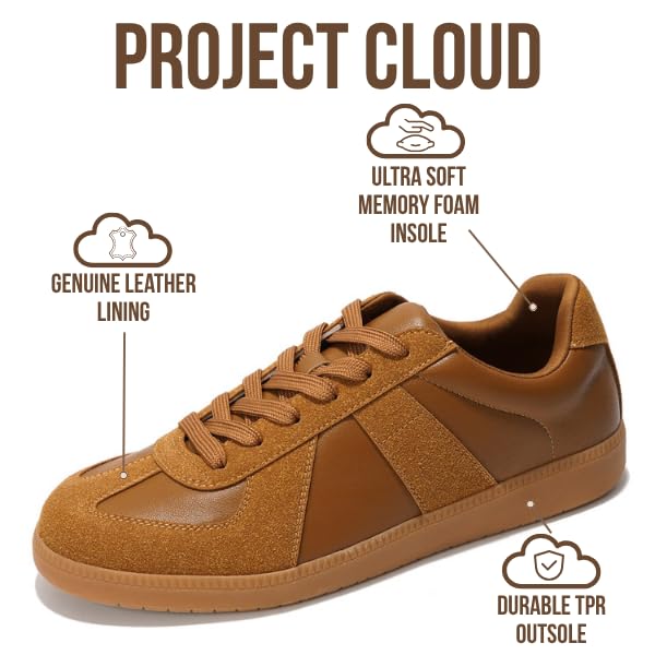 Project Cloud | "Dixon" Fashion Sneakers for Men | Memory Foam Insole | Lightweight | Non-Slip