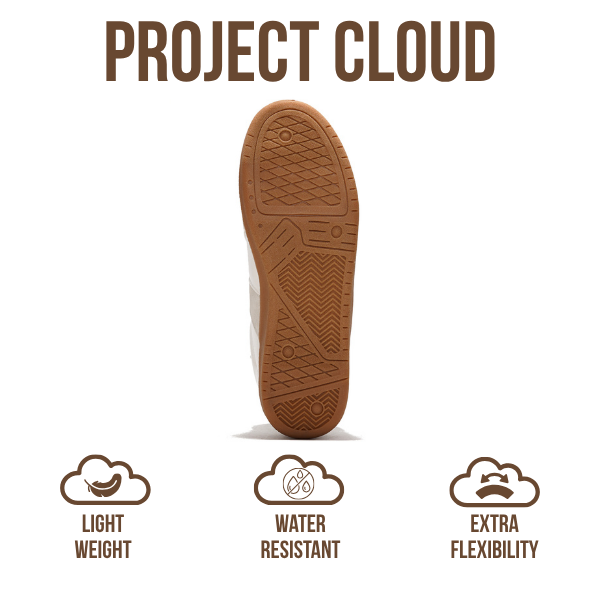 Project Cloud | "Dixon" Fashion Sneakers for Men | Memory Foam Insole | Lightweight | Non-Slip