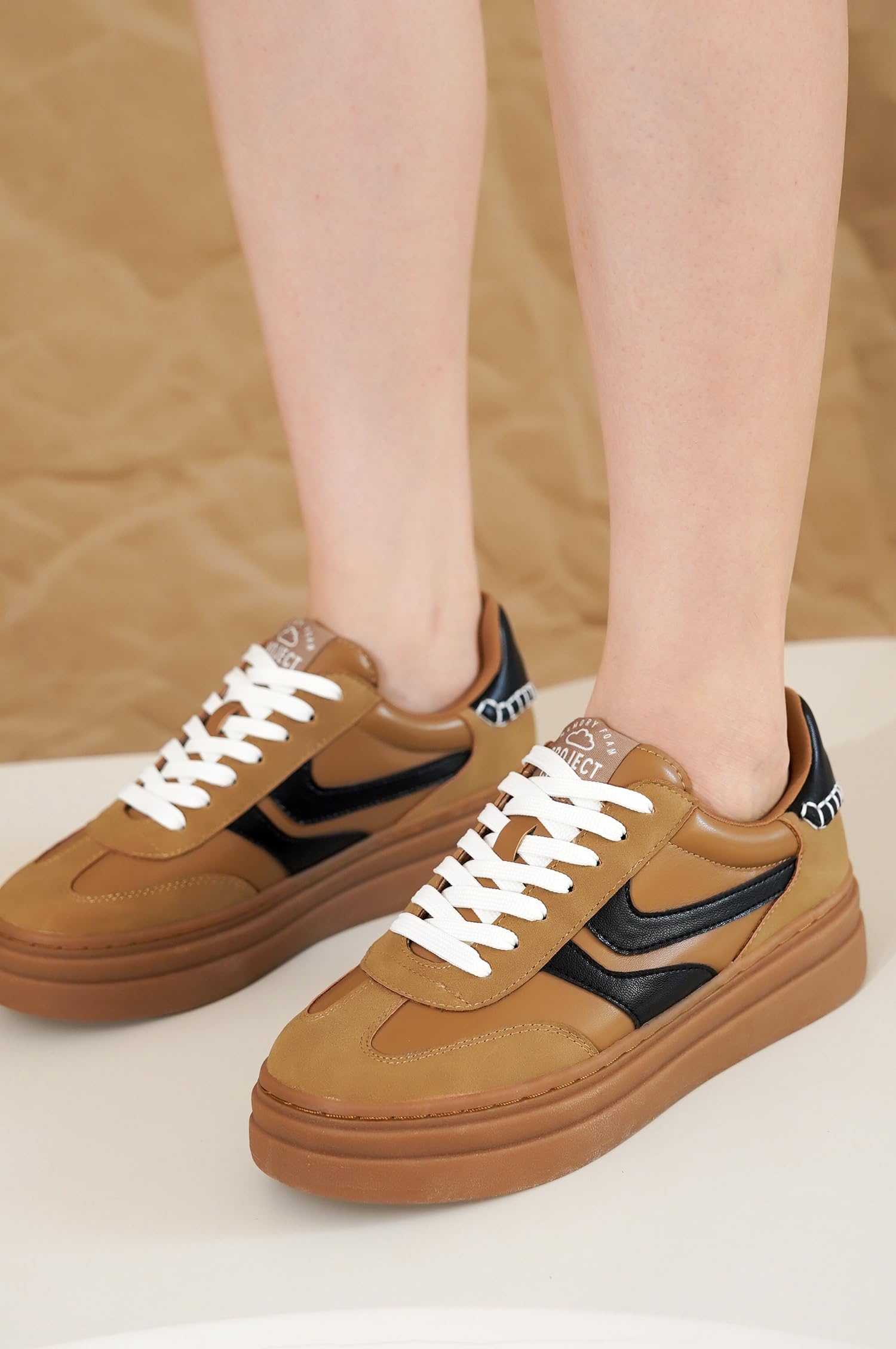 Project Cloud | "Dodge" Platform Sneakers For Women | Memory Foam Insole | Lightweight | Non-Slip
