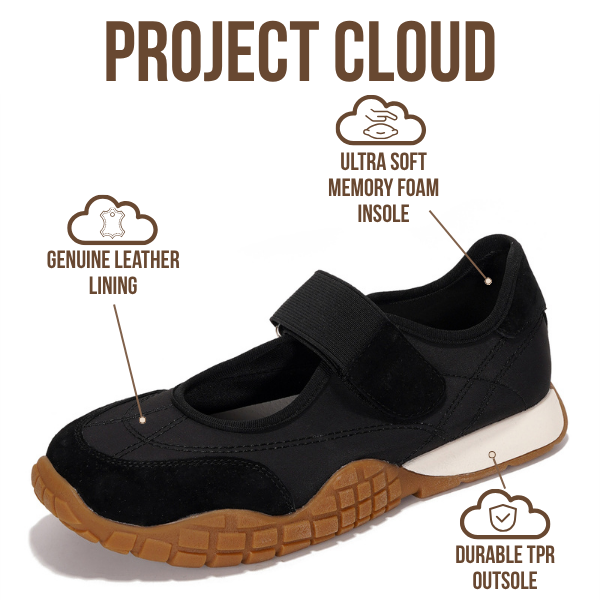 Project Cloud | "Donna" Women's Shoes | Memory Foam Insole | Lightweight | Non-Slip