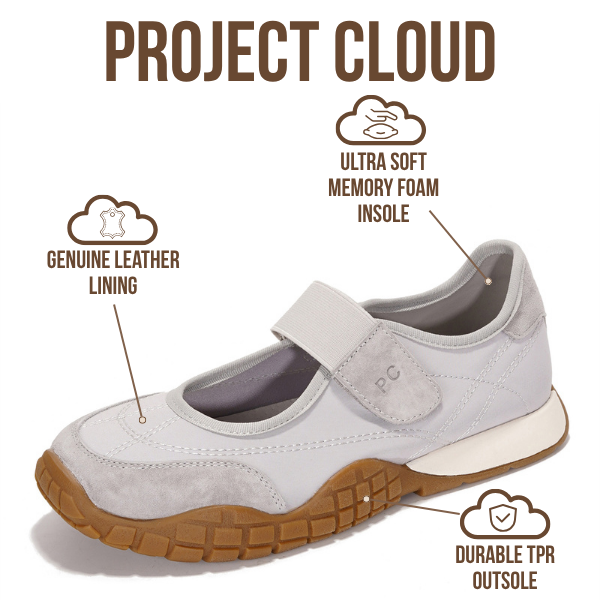 Project Cloud | "Donna" Women's Shoes | Memory Foam Insole | Lightweight | Non-Slip