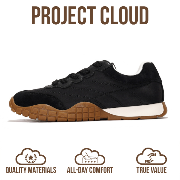 Project Cloud | "Donna Hitop" Sneakers for Women | Memory Foam Insole | Lightweight | Non-Slip