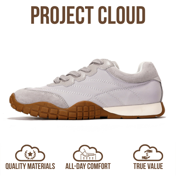 Project Cloud | "Donna Hitop" Sneakers for Women | Memory Foam Insole | Lightweight | Non-Slip