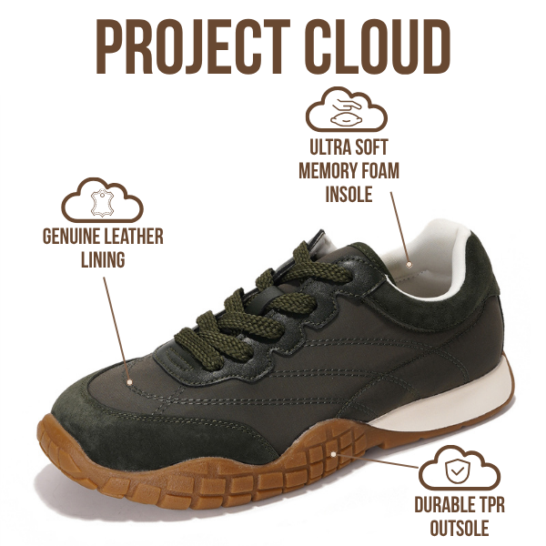 Project Cloud | "Donna Hitop" Sneakers for Women | Memory Foam Insole | Lightweight | Non-Slip