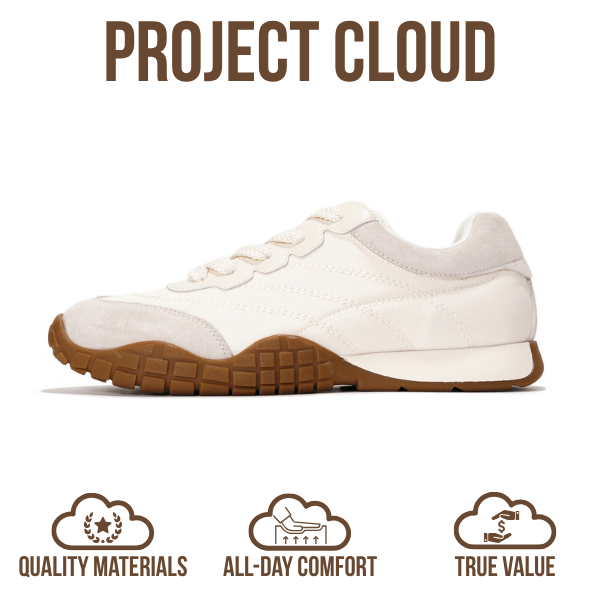 Project Cloud | "Donna Hitop" Sneakers for Women | Memory Foam Insole | Lightweight | Non-Slip