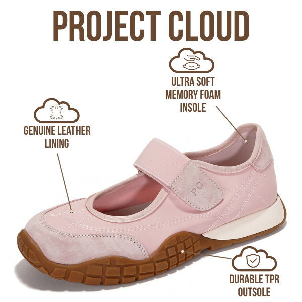 Project Cloud | "Donna" Women's Shoes | Memory Foam Insole | Lightweight | Non-Slip