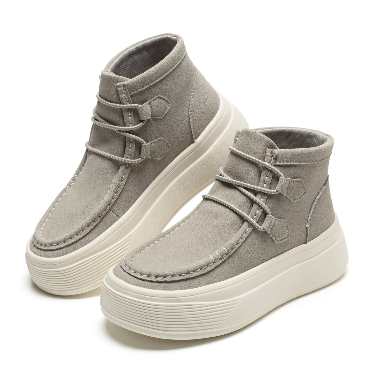 Project Cloud Women's | 100% Genuine Leather Chukka Platform Boots | SmartFoam Insole | Lightweight | Non-Slip - Dorthy - Project Cloud - Boots -Shop Project Cloud premium footwear Now!