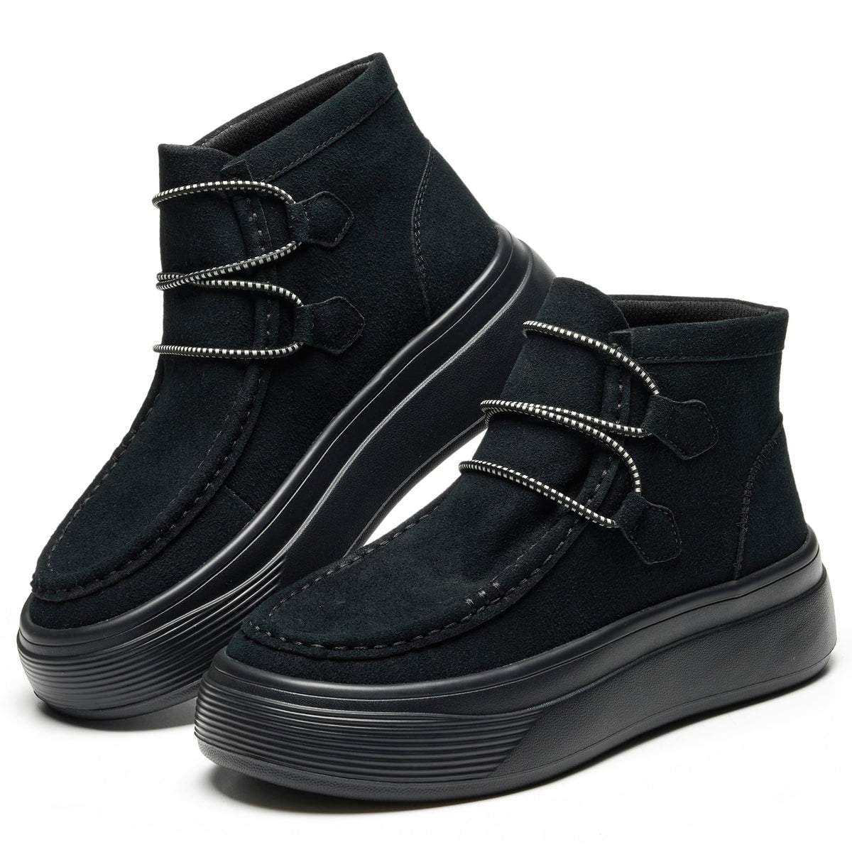 Project Cloud Women's | 100% Genuine Leather Chukka Platform Boots | SmartFoam Insole | Lightweight | Non-Slip - Dorthy - Project Cloud - Boots -Shop Project Cloud premium footwear Now!