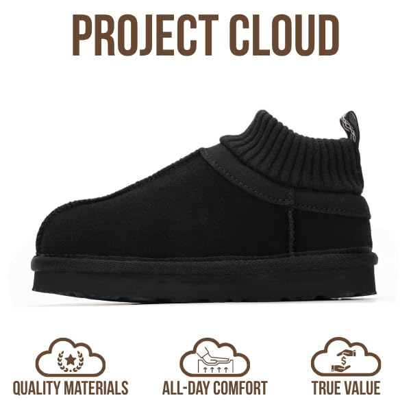 Project Cloud Kids Boots | 100% Genuine Leather | Water Resistant | Memory Foam | Non-Slip - DreamOn