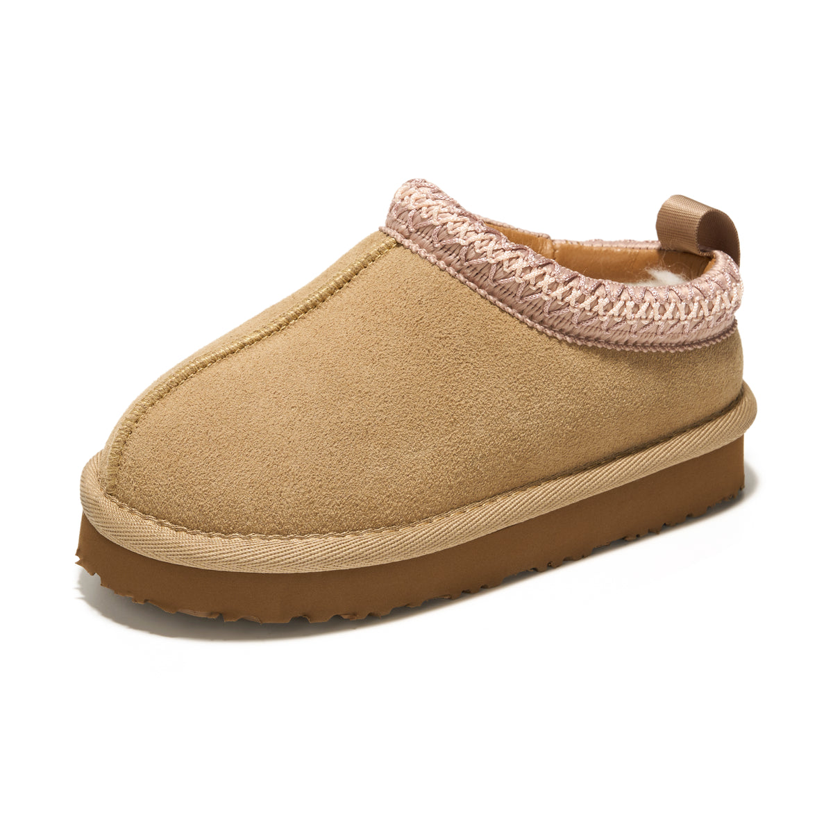 Project Cloud Kids | Pantuflas de piel de oveja australiana para niños | ProjectPlush | Ligeras | Antideslizantes - Dreamwarm