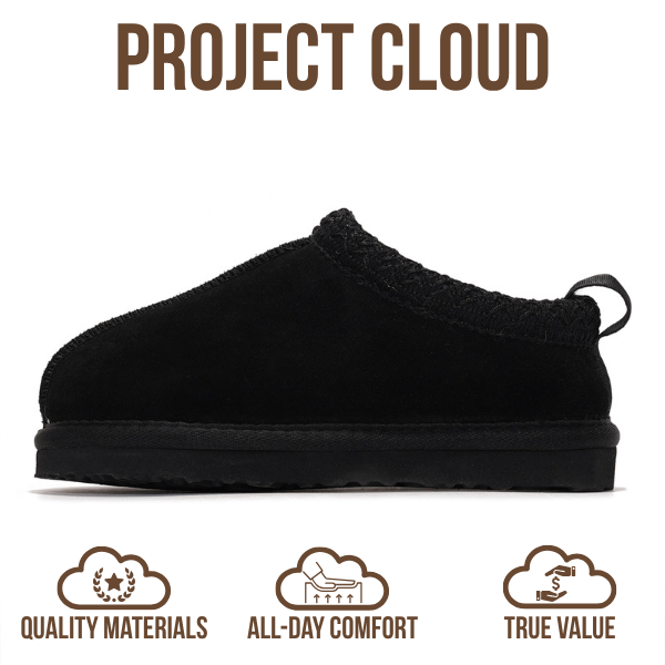 Project Cloud | "Dreamwarm" Kids Slippers | Australian Sheepskin | ProjectPlush | Lightweight | Non-Slip