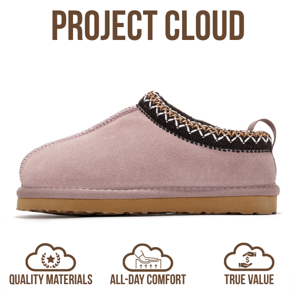 Project Cloud | "Dreamwarm" Kids Slippers | Australian Sheepskin | ProjectPlush | Lightweight | Non-Slip