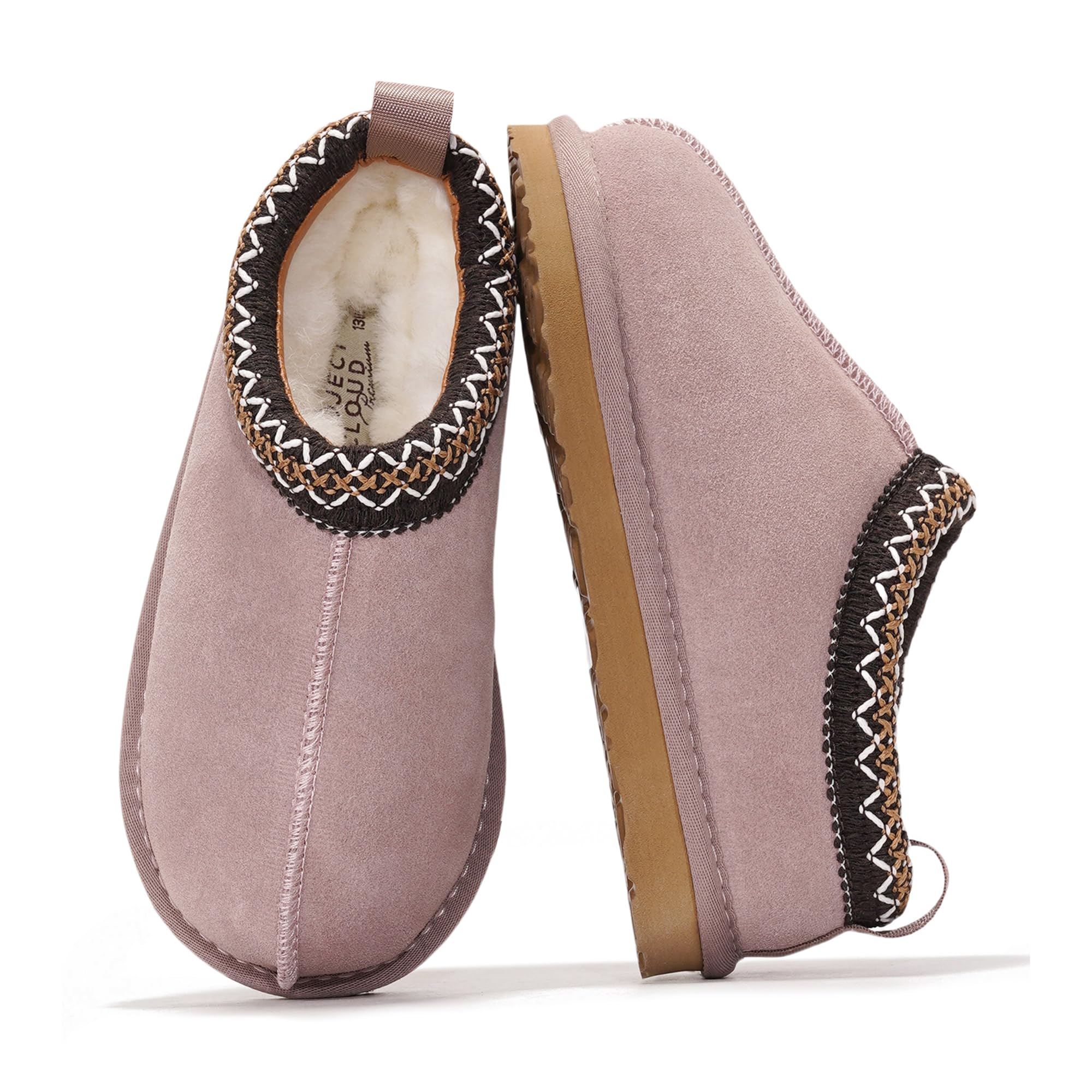 Project Cloud | "Dreamwarm" Kids Slippers | Australian Sheepskin | ProjectPlush | Lightweight | Non-Slip
